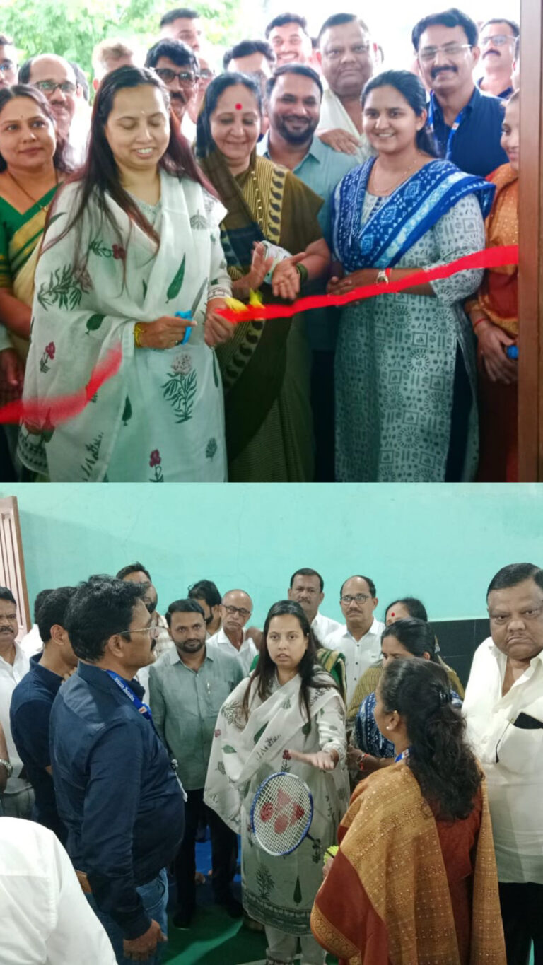एक कोटींचा निधी अपुरा ठरल्याने पाच कोटींची तरतूद; जागतिक दर्जाच्या बॅडमिंटन कोर्टचे लोकार्पण ना. अदिती तटकरे यांच्या हस्ते,रोहा तालुका क्रीडा संकुलात खेळाडूंना मिळणार अत्याधुनिक क्रीडा सुविधा.